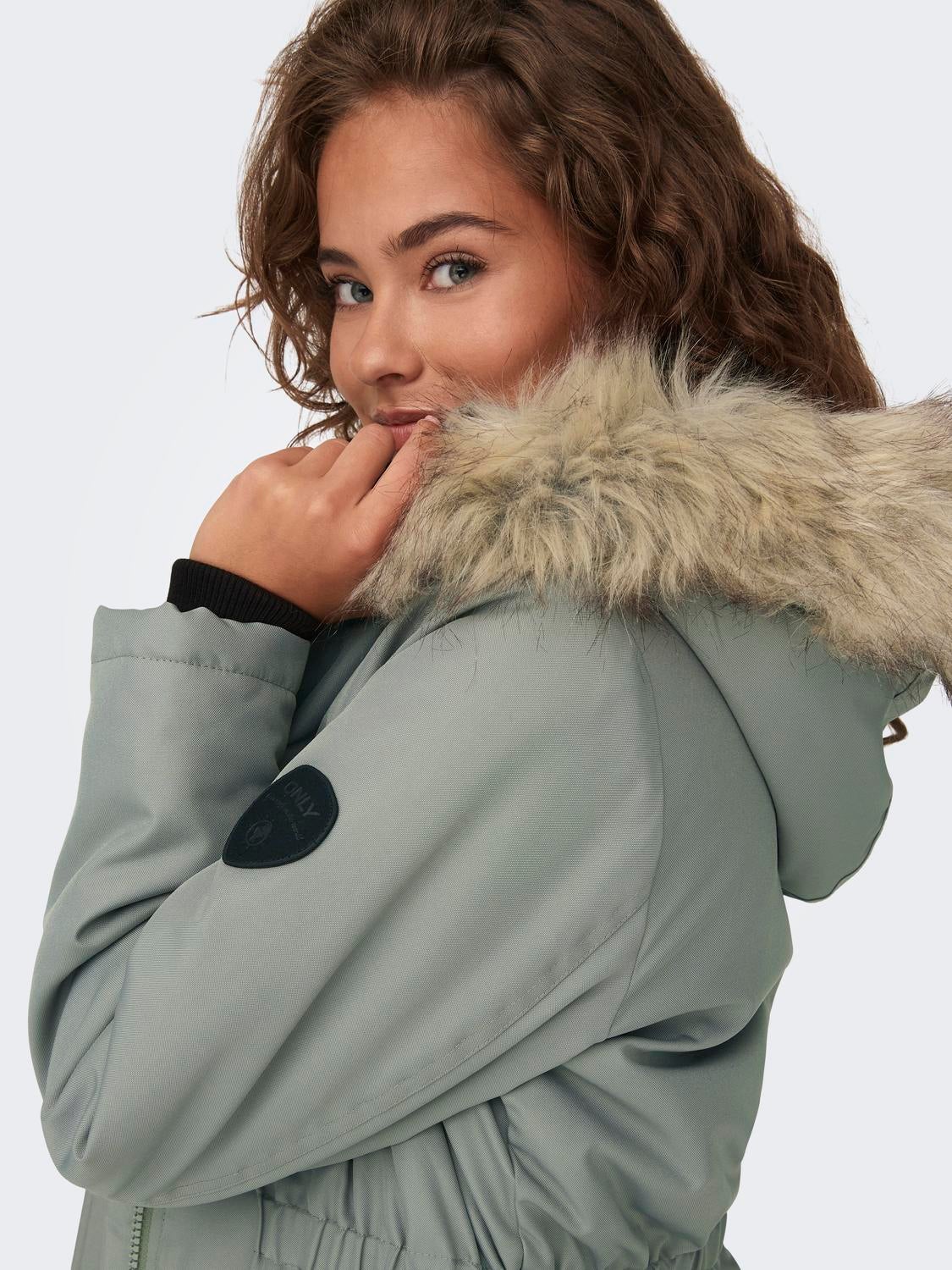 ONLIRIS Langer Parka Shadow