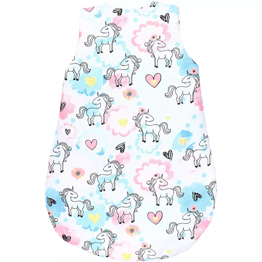 TupTam Baby Ganzjahres Schlafsack Ärmellos Wattiert rosablau