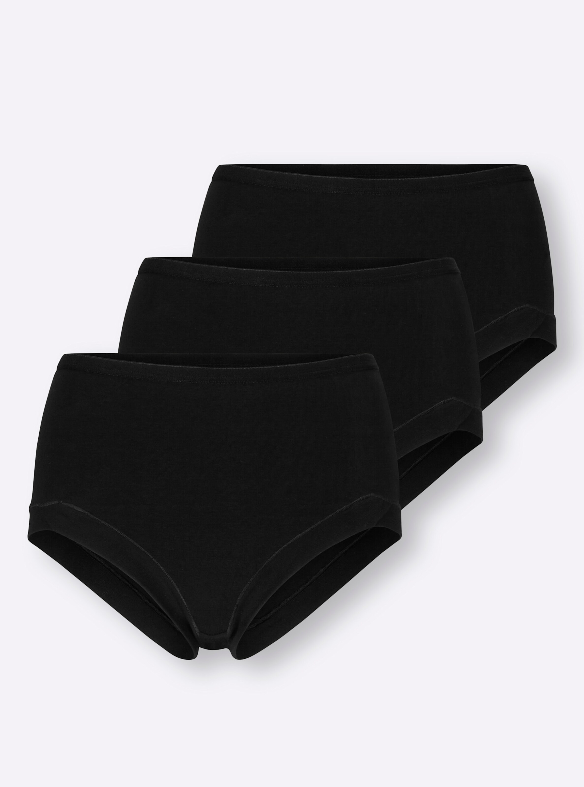 wäschepur Taillenslip in schwarz