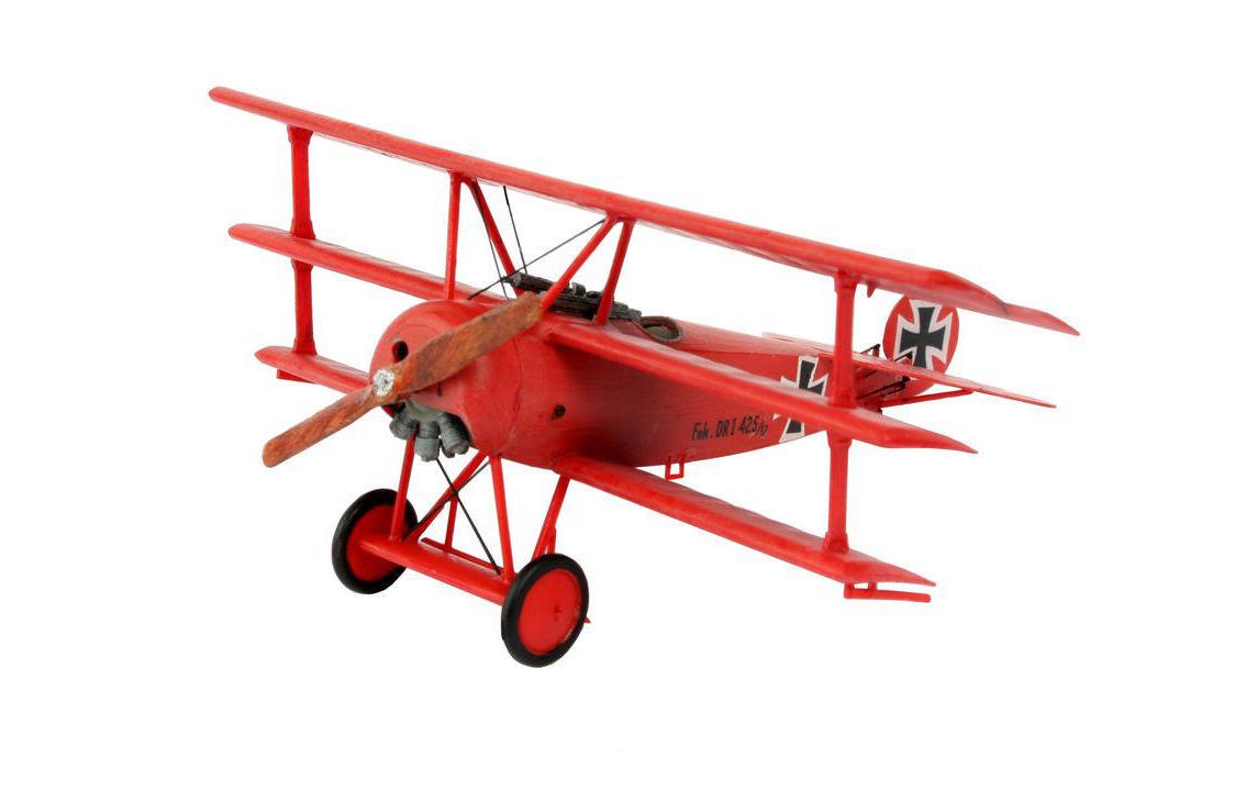 Bausatz Fokker DR.1 1:72Kunststoff Modellbausatz
