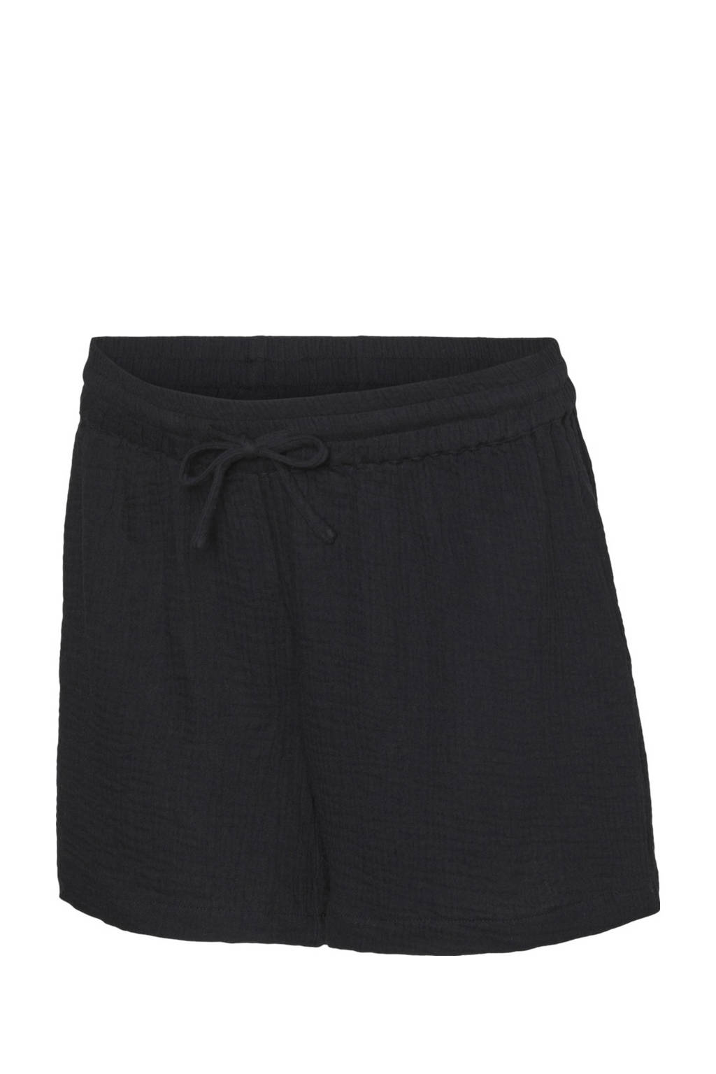 MAMALICIOUS regular fit short MLJUANA zwart