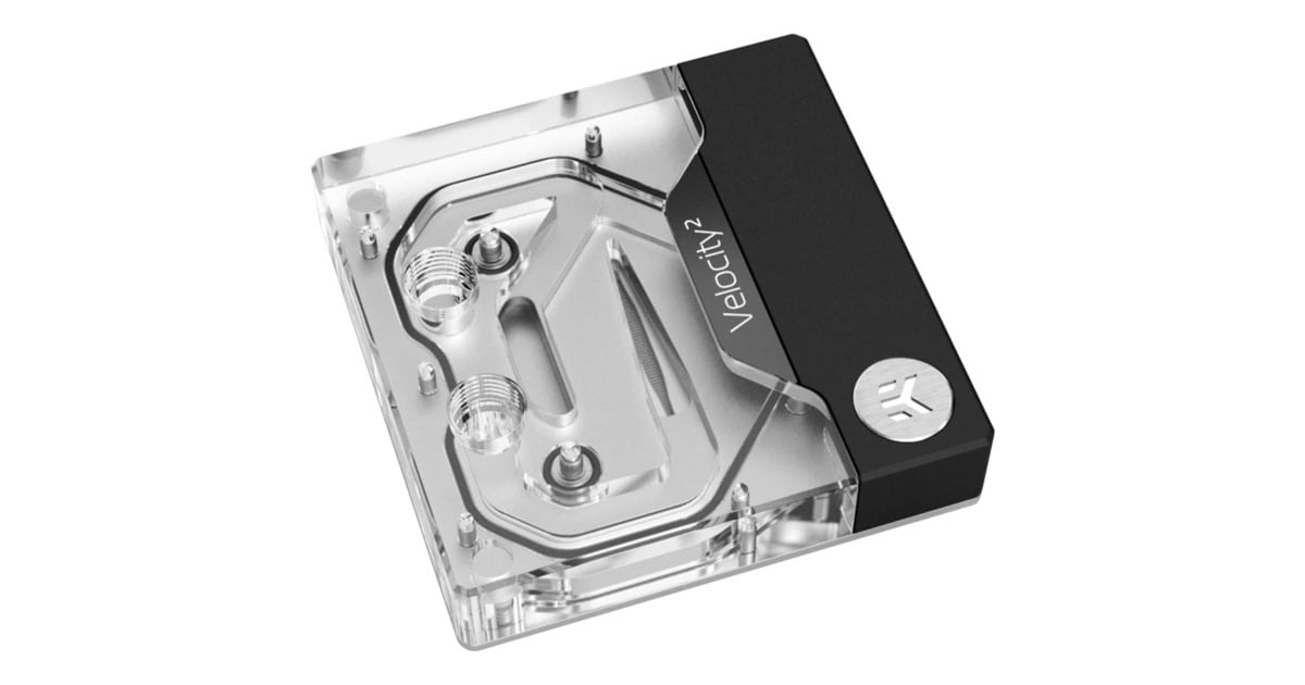 EKWBEK-Quantum Velocity² D-RGB - 1700 Nickel + Plexi cpu-koeler  (nikkel/transparant)