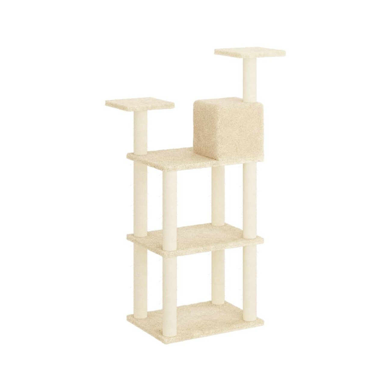 VidaXL Katzenbaum 119cm creme