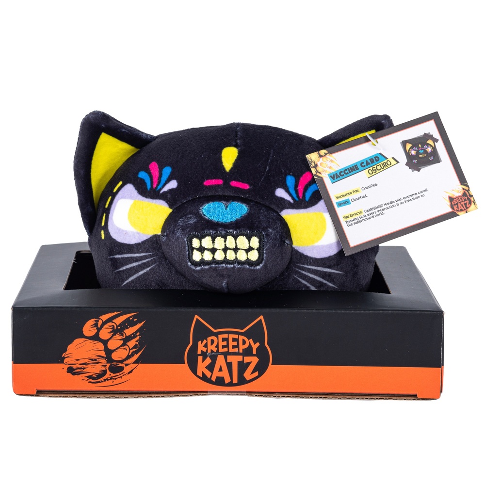 Kreepy Katz Katzenstreu 10cm Oscuro Plüschtier
