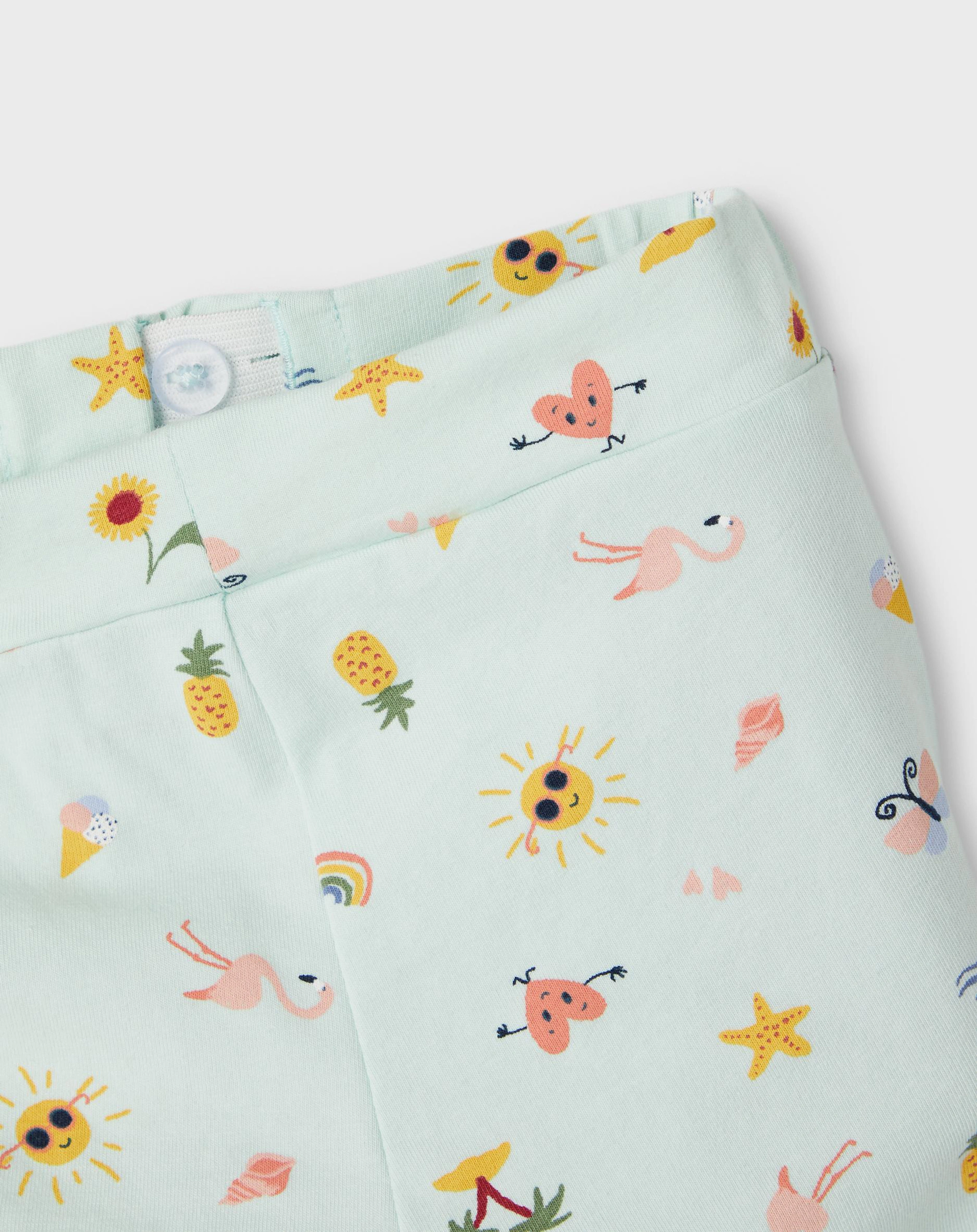 T-Shirt NMFZIGGIE mit Shorts in bright white