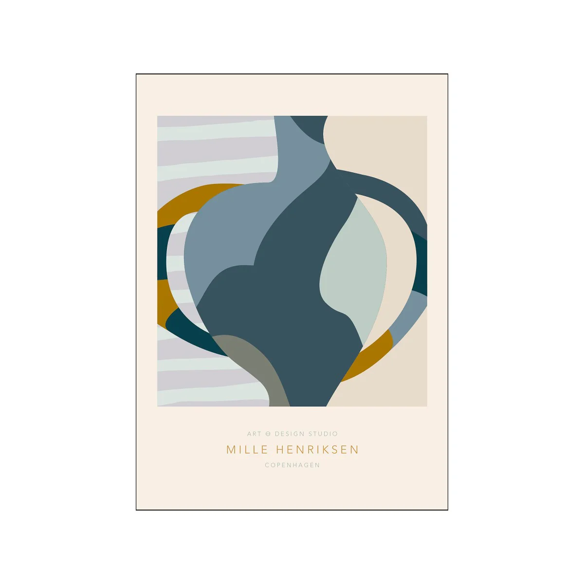Poster & Frame  Mille Henriksen plakat - Camouflage 03