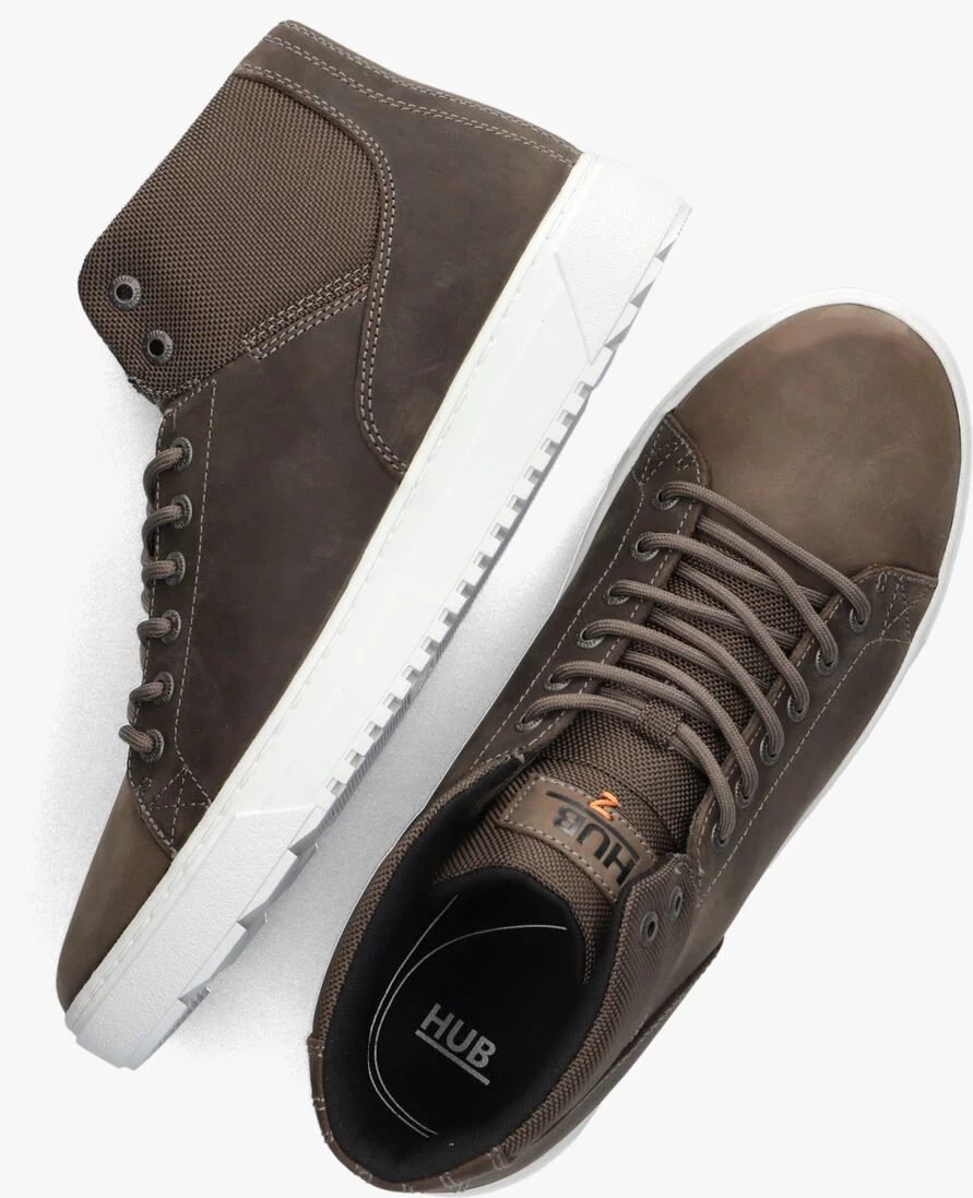 HUB grijze hub hoge sneaker murrayfield 3.0