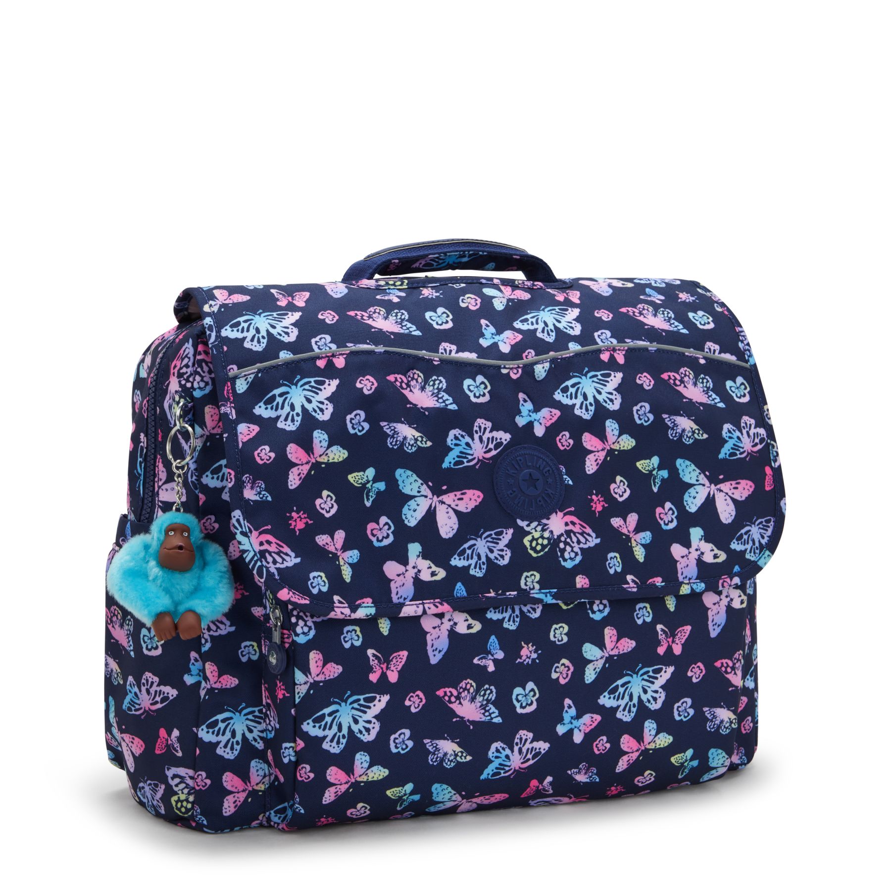 CODIE L Grand cartable avec bretelles rembourrées ajustables - Butterfly Fun