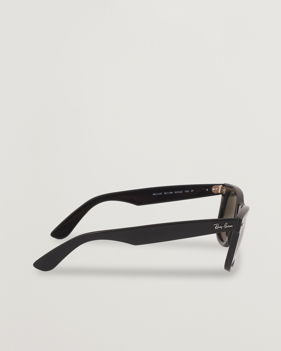Ray-Ban Original Wayfarer Polarized Sunglasses Black/Green
