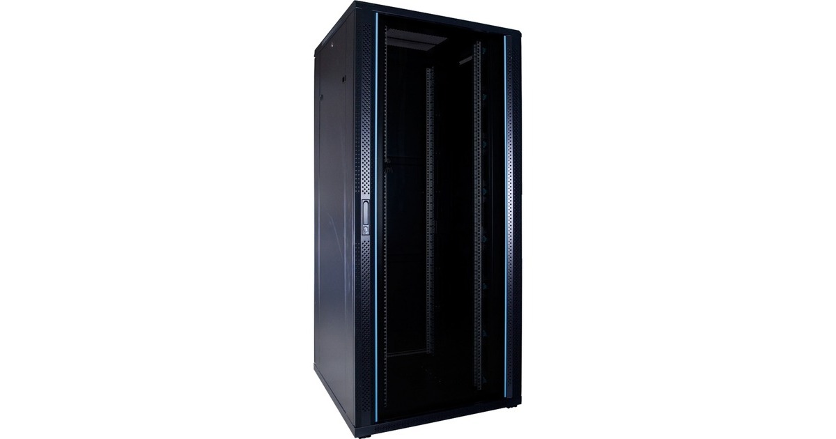 DSI37U serverkast met glazen deur - DS8837 server rack  (Zwart, 800 x 800 x 1800mm)