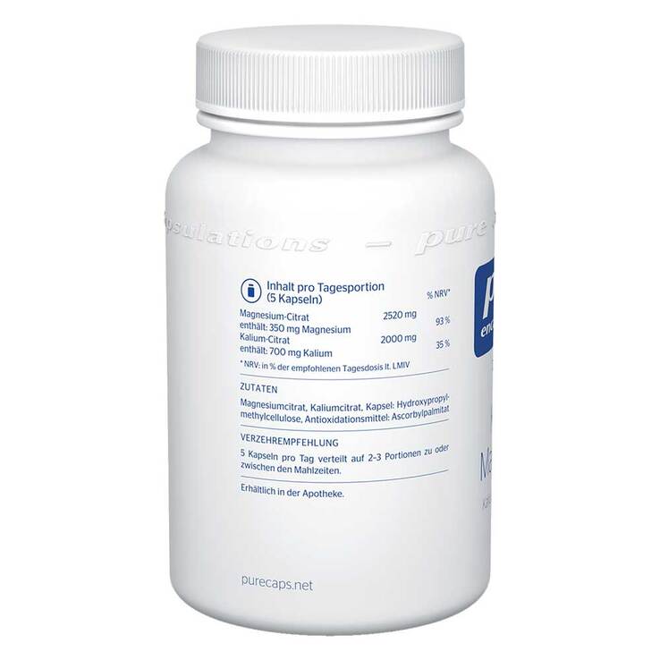 Pure Encapsulations Kalium-Magnesium Kalium-/Magnesiumcitrat Kapseln, 90 St