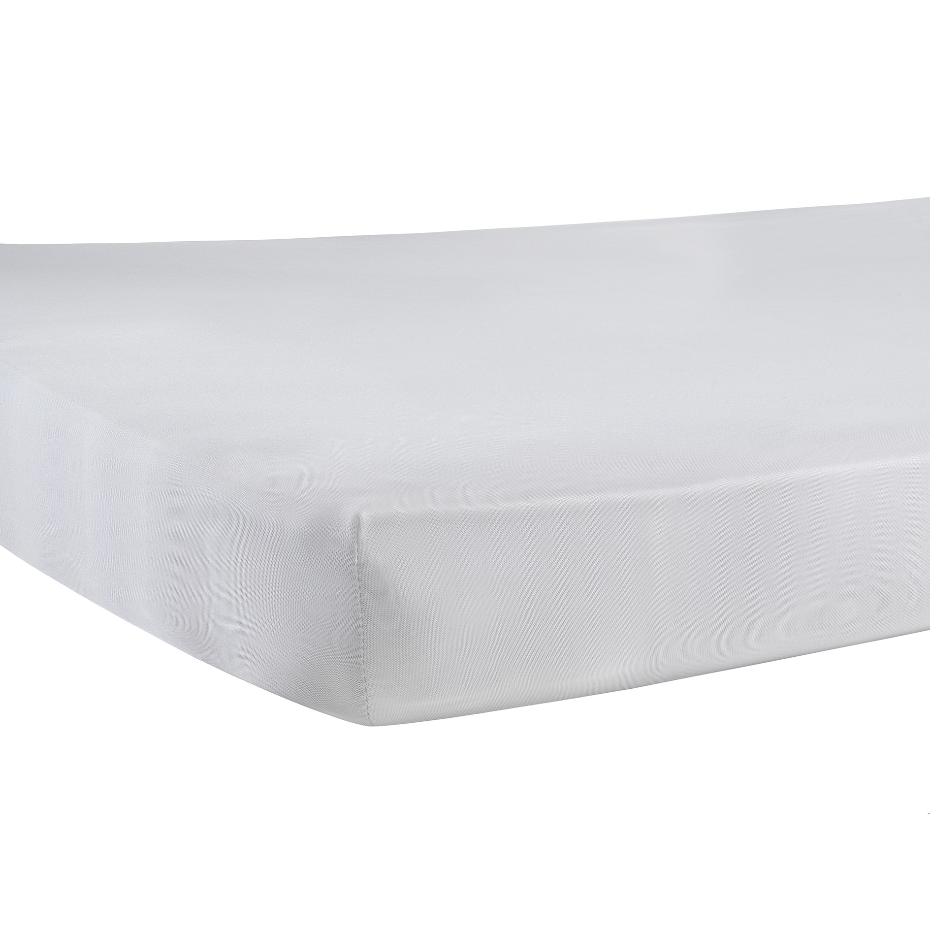 Kinder Microfaser-Spannbettlaken - silber - 60x120 bis 70x140 cm