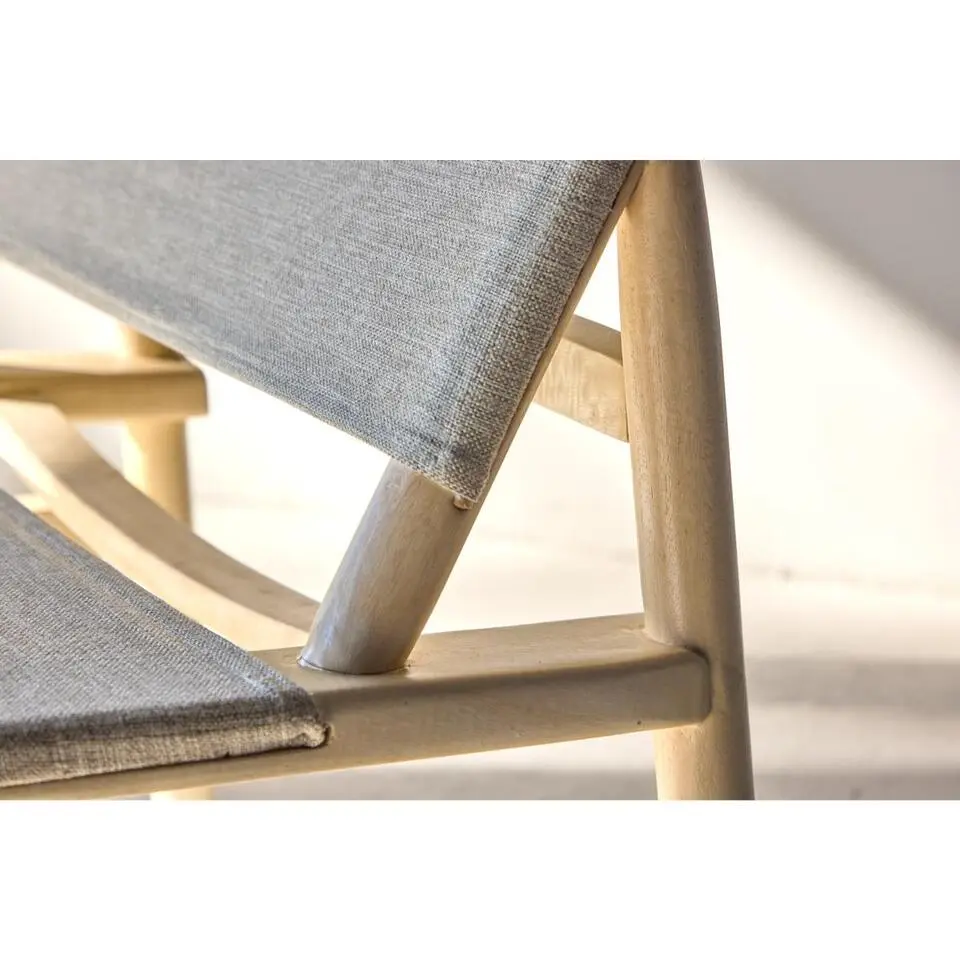 Svea - Torres fauteuil - mangohout - naturel/grijs