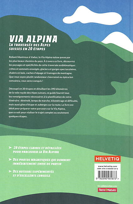HELVETIQ - VIA ALPINA TRAVERSEE DES ALPES 20 ETAPES