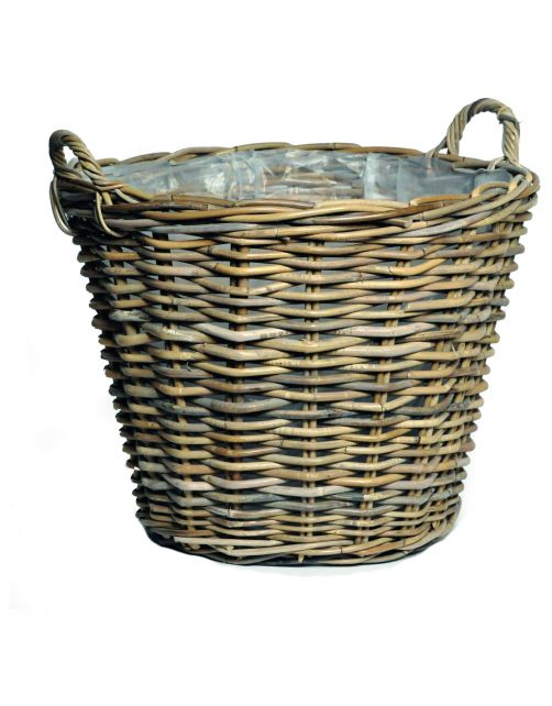 Mega Collections Aardappelmand Natural - Decoratie - Ø50x40 cm Bruin