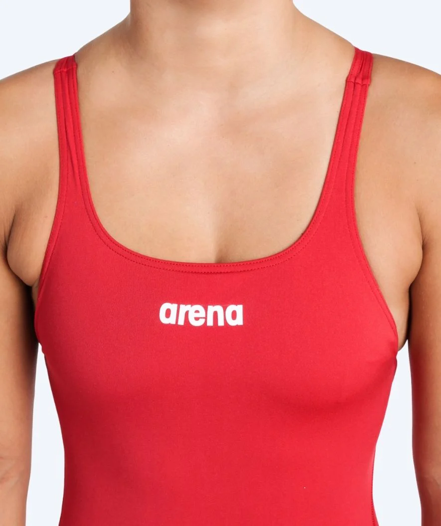 Arena badedragt til damer - Team Swim Pro Solid - Rød