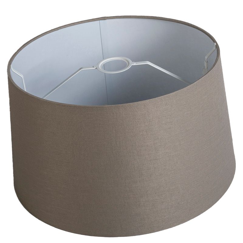 Linnen lampenkap taupe 45 cm