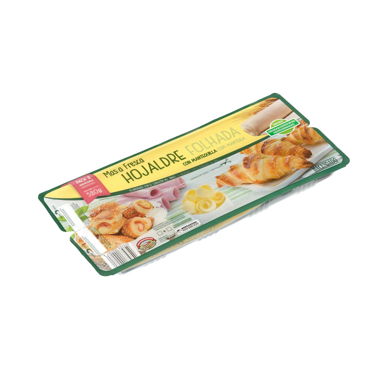 Pâte feuilletée fraîche au beurre Hacendado