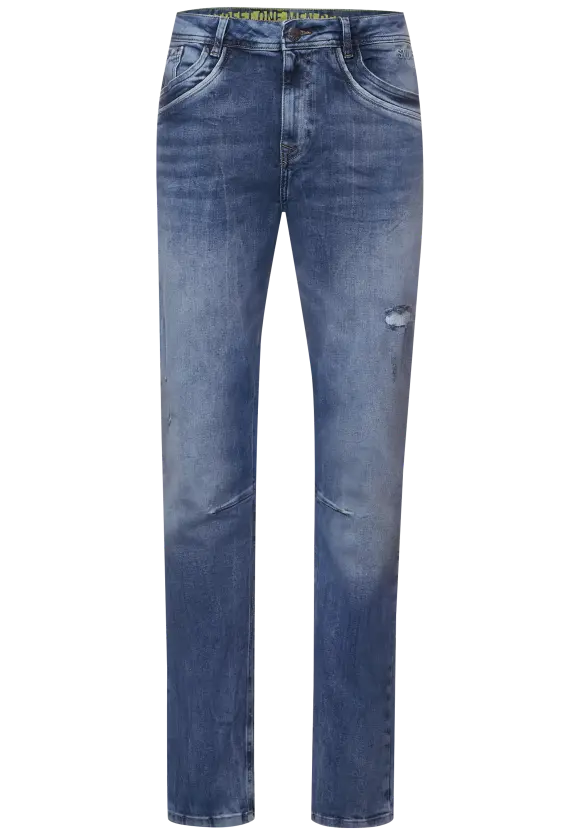 Regular Fit Jeans - real blue heavy random wash