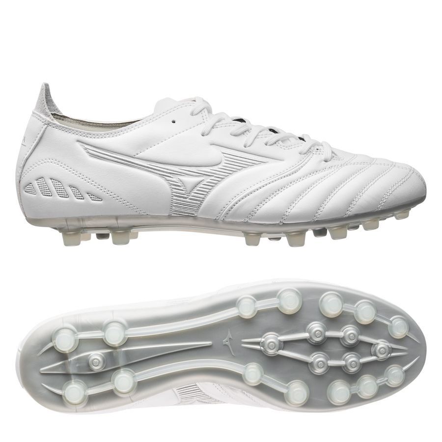 Mizuno Morelia Neo III Pro AG Shining - Blanc/Gris