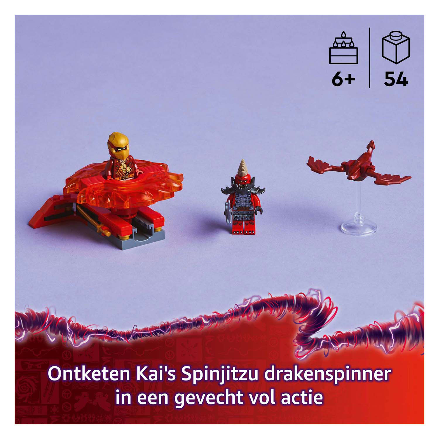 LEGO Ninjago 71823 Kai's Spinjitzu Drakenspinner
