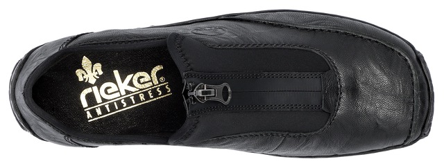 Rieker Slipper  Halbschuh, Freizeitschuh mit Reissverschluss für einfacheres Schlupfen