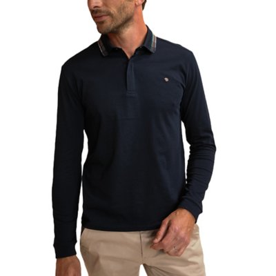 Polo à manches longues homme Enlong BENSON & CHERRY