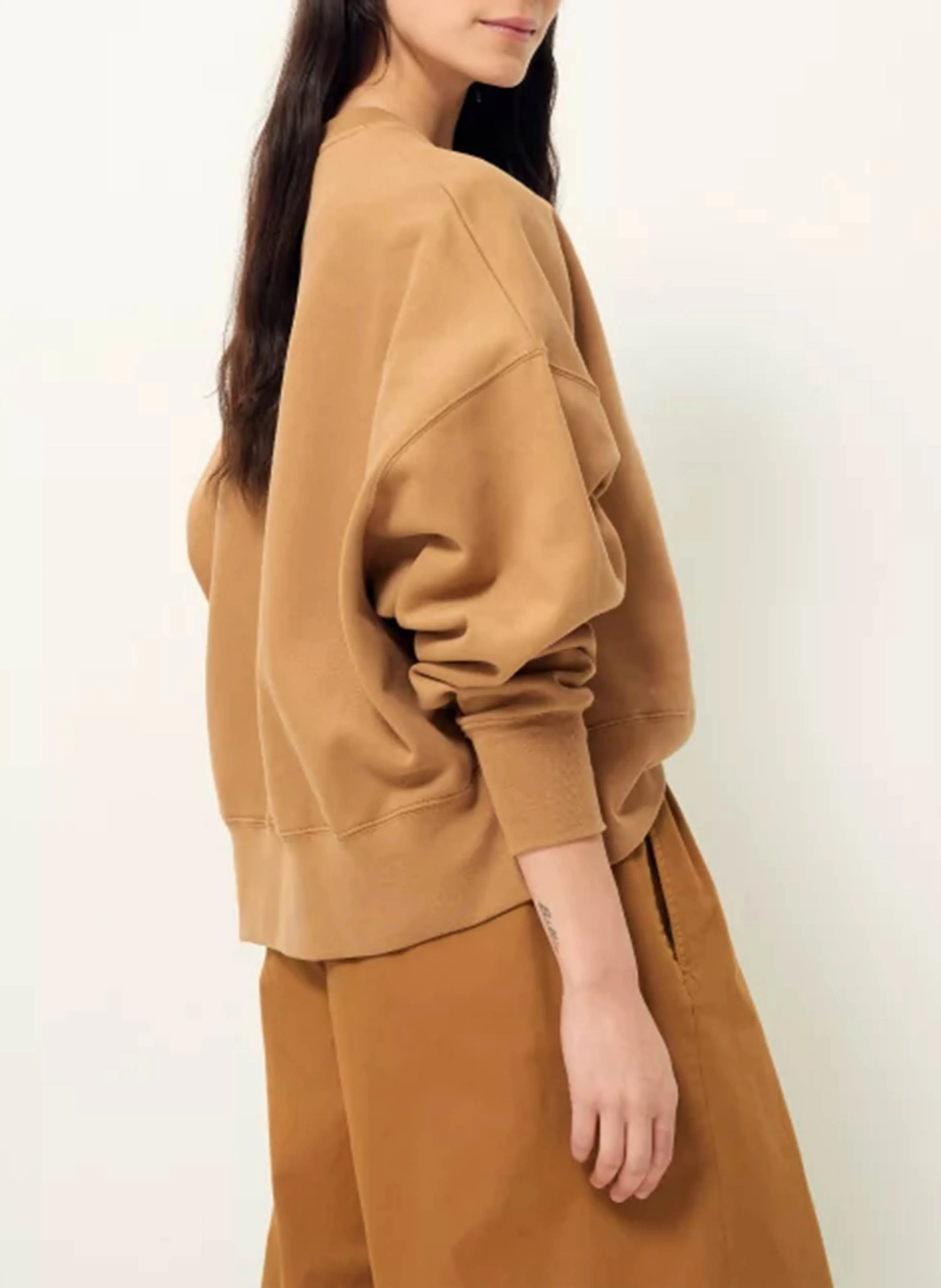 ISI - Sweat court oversize en coton| Beige