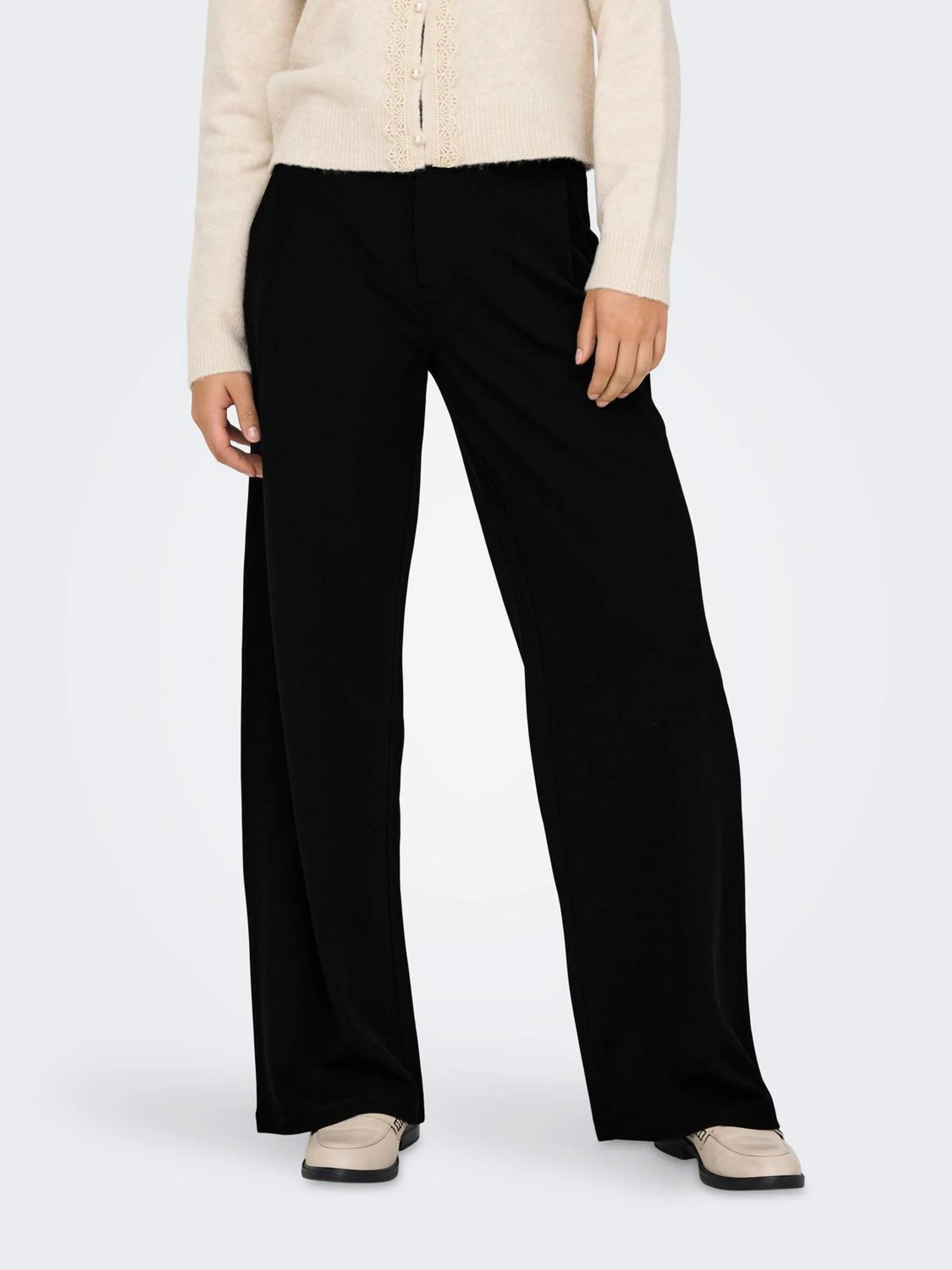 JDY - Broek met wijde pijpen