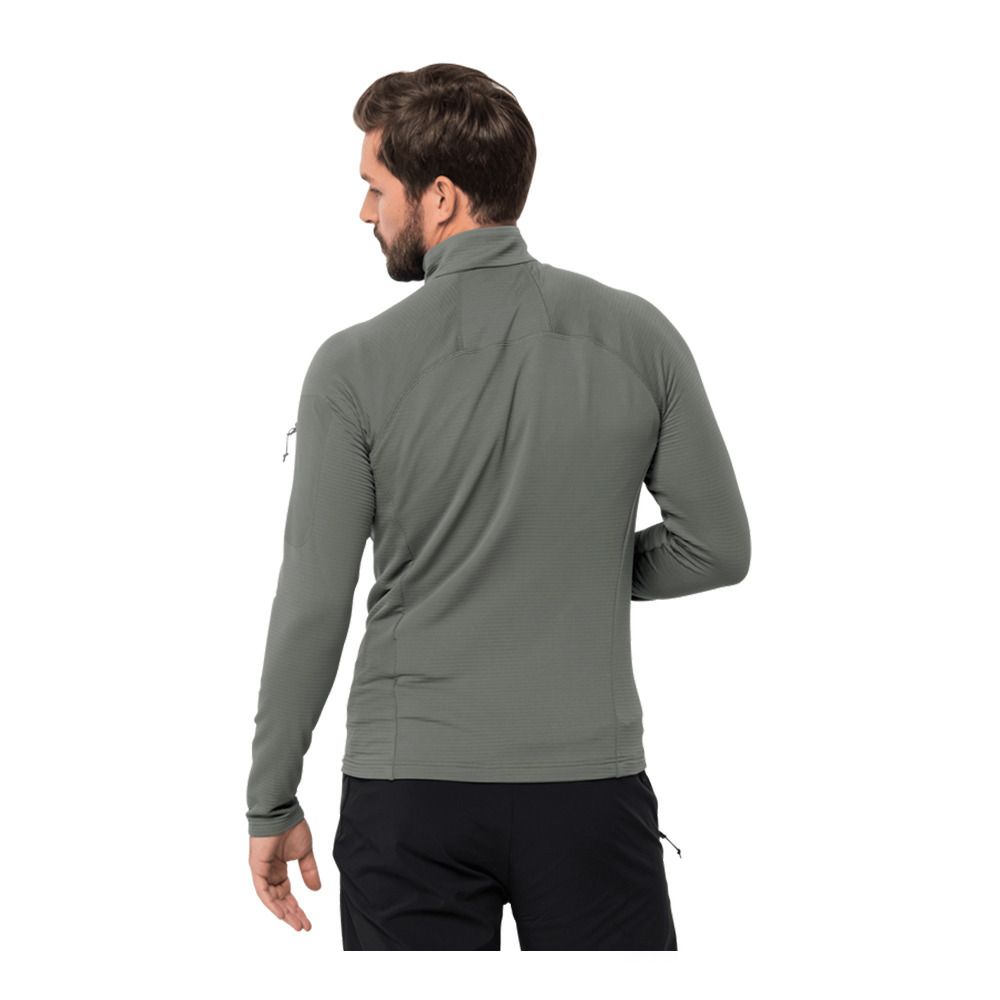 Jack Wolfskin PRELIGHT FZ - Polaire Homme gecko green