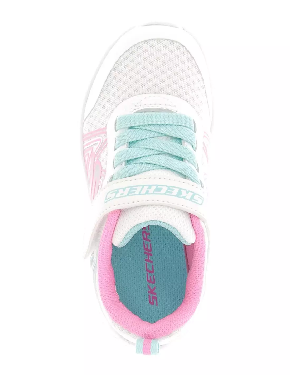 SKECHERS MICROSPEC PLUS SWIRL - Baskets Whitemulti