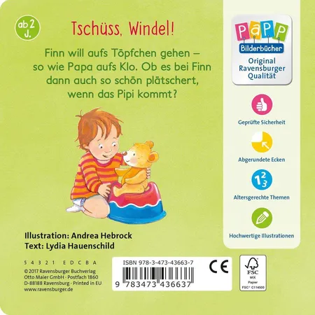Ravensburger Finn geht aufs Töpfchen