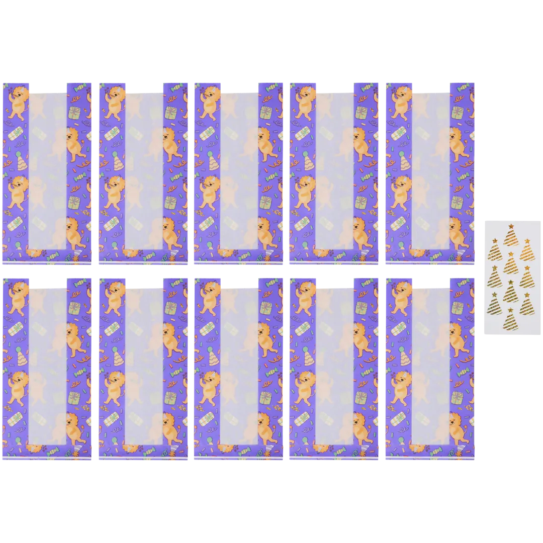 Sachets gourmands avec étiquettes Cool2Party