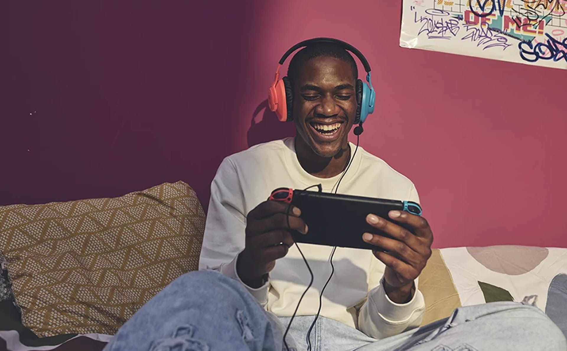 JBL Gaming-Headset »Quantum 100N« Mikrofon abnehmbar | Stummschaltung JBL QuantumSOUND Signatur, abnehmbares Mikrofon mit Stummschaltung