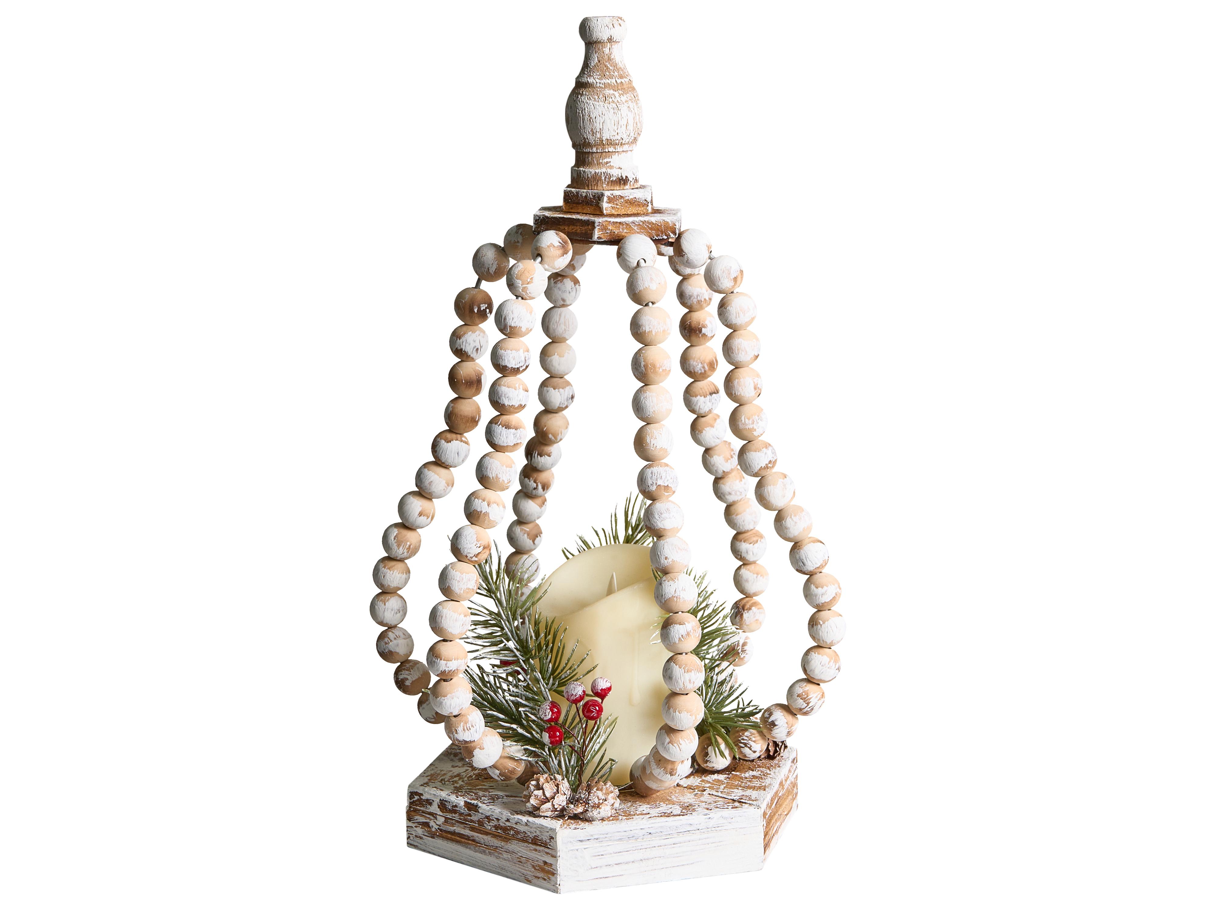Kerstdecoratie LED PETRUMA 40 cm Lichtbruin