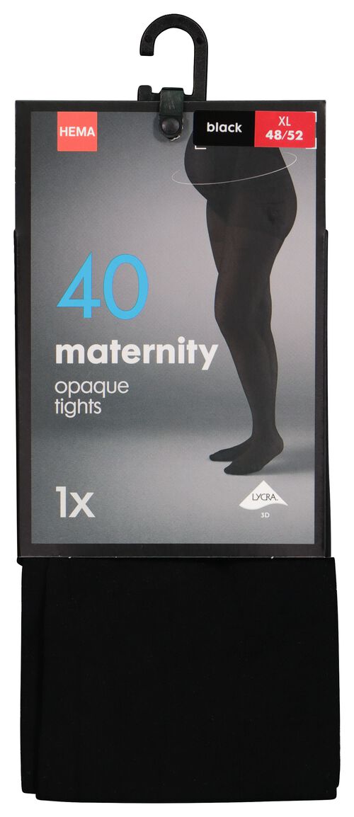 collants de grossesse 40 deniers noir