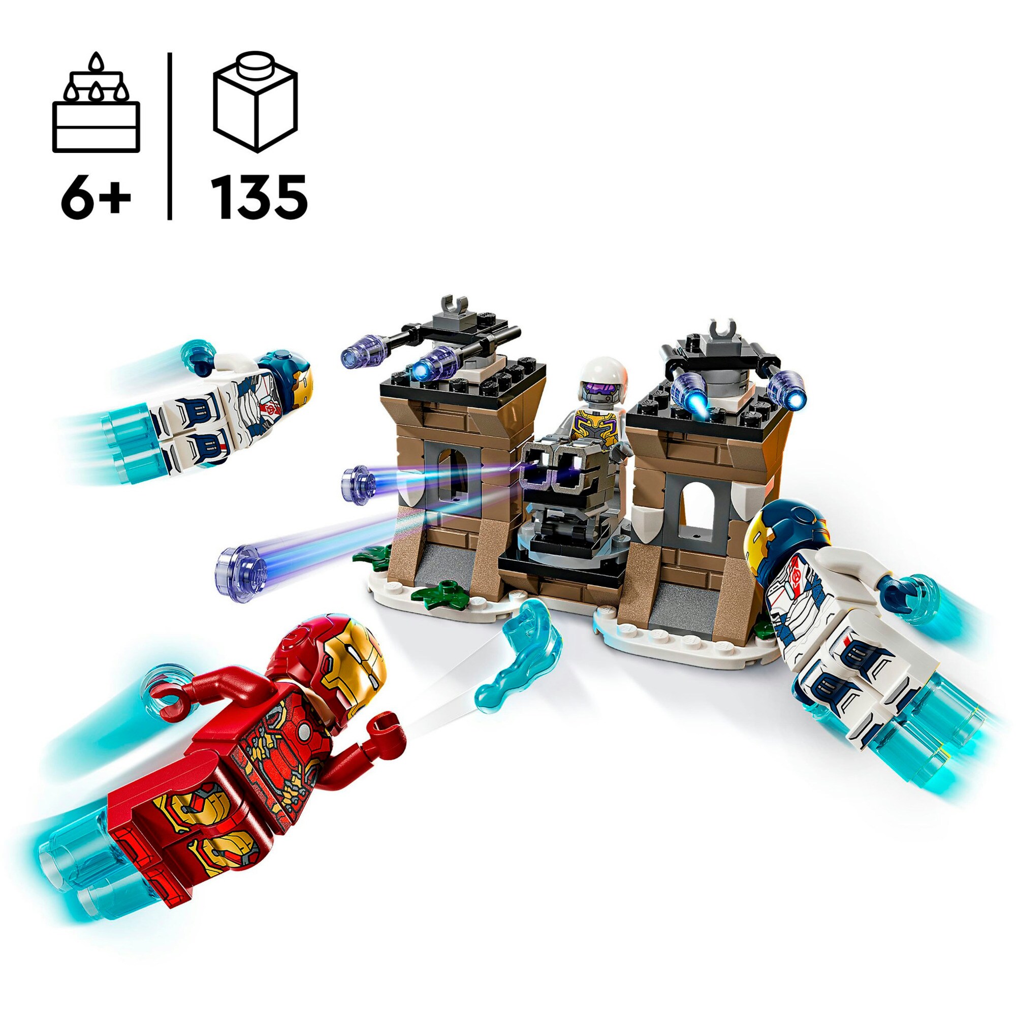 LEGO Konstruktionsspielzeug Marvel Super Heroes Iron Man & Iron Legion vs. HYDRA-Soldat