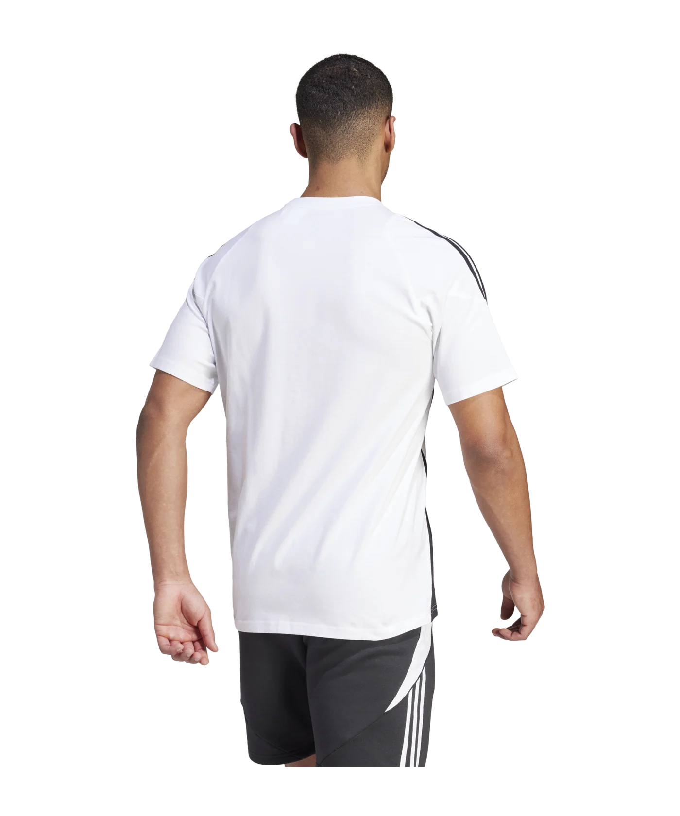 adidas Tiro 24 T-Shirt Weiss Schwarz