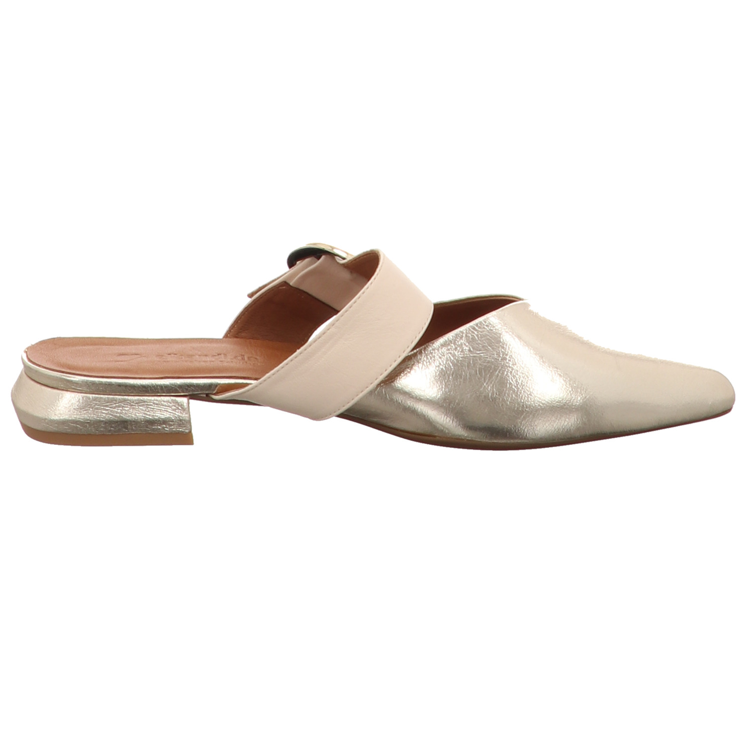 elbandi Pantolette gold gold/silber/bronce