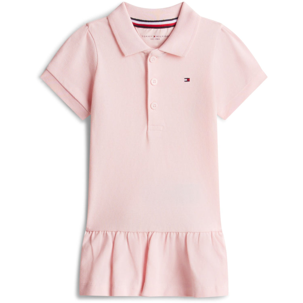 Køb Tommy Hilfiger Precious Pink Pique Polo Kjole Ss