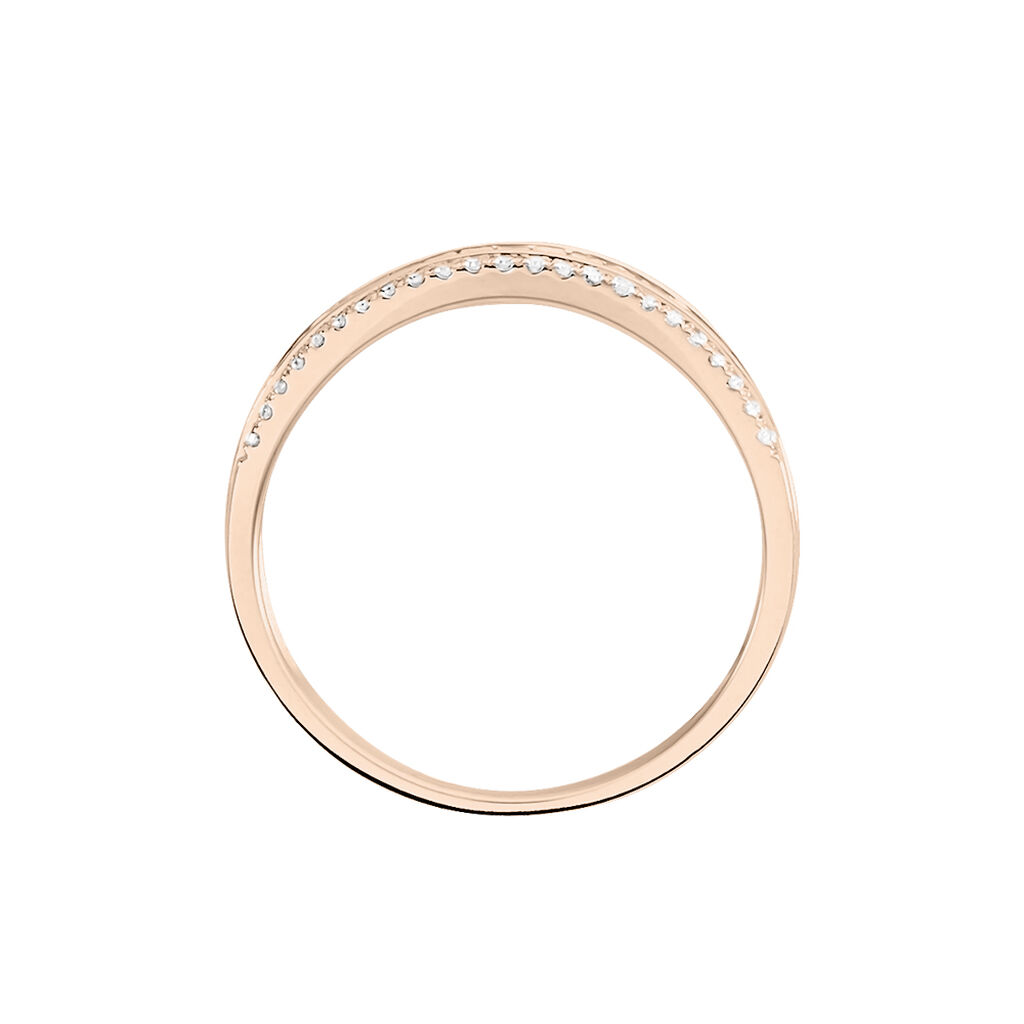 Bague Constance Or Rose Diamant