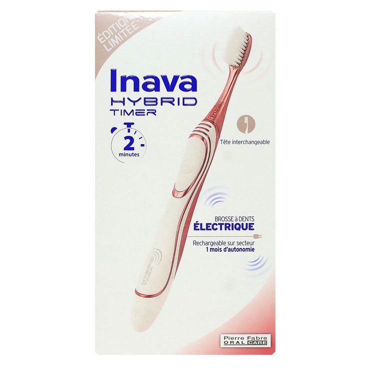 Hybrid Timer brosse à dents électrique édition limitée rose blanc