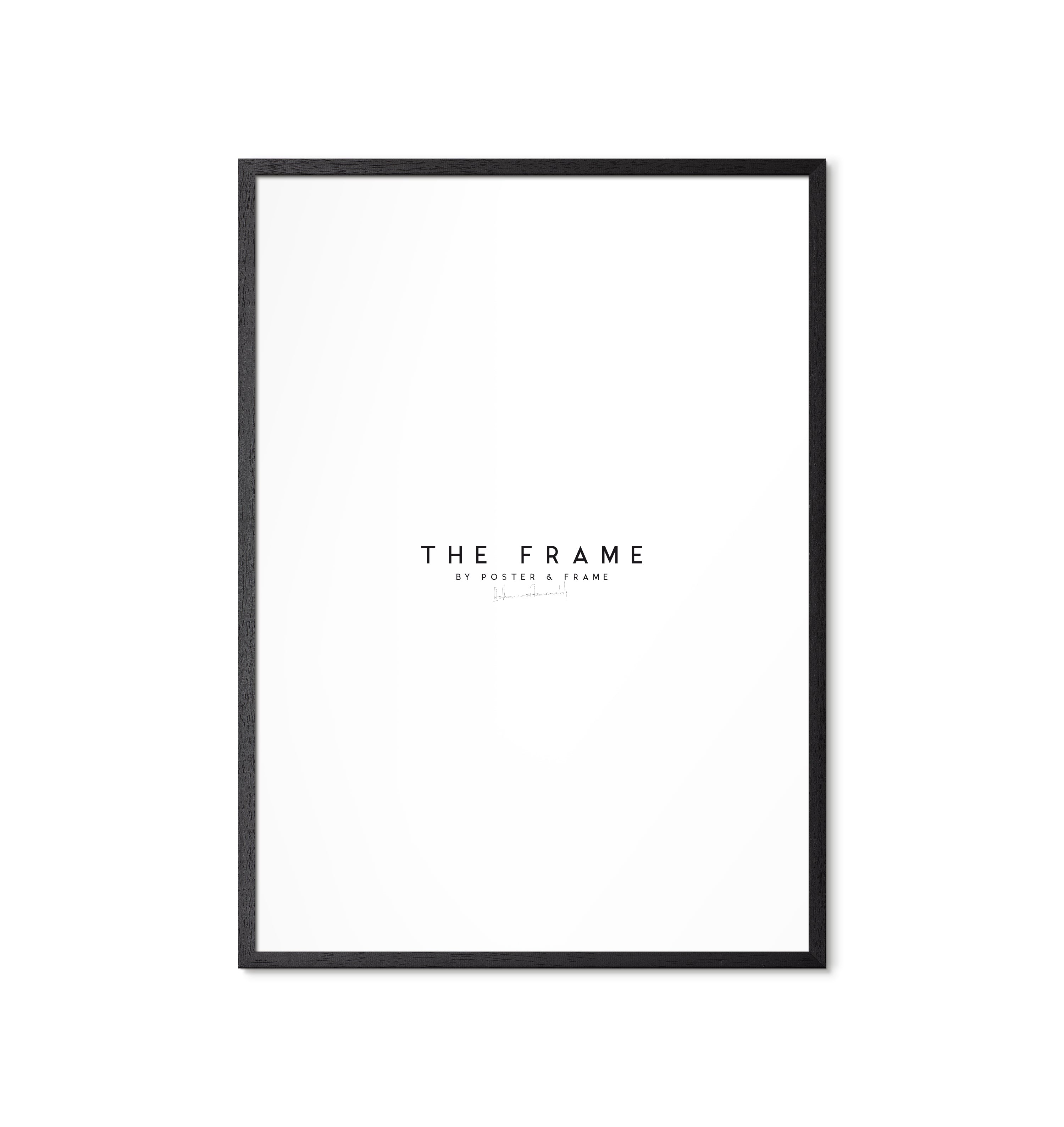 Poster & Frame  Træramme - sort eg