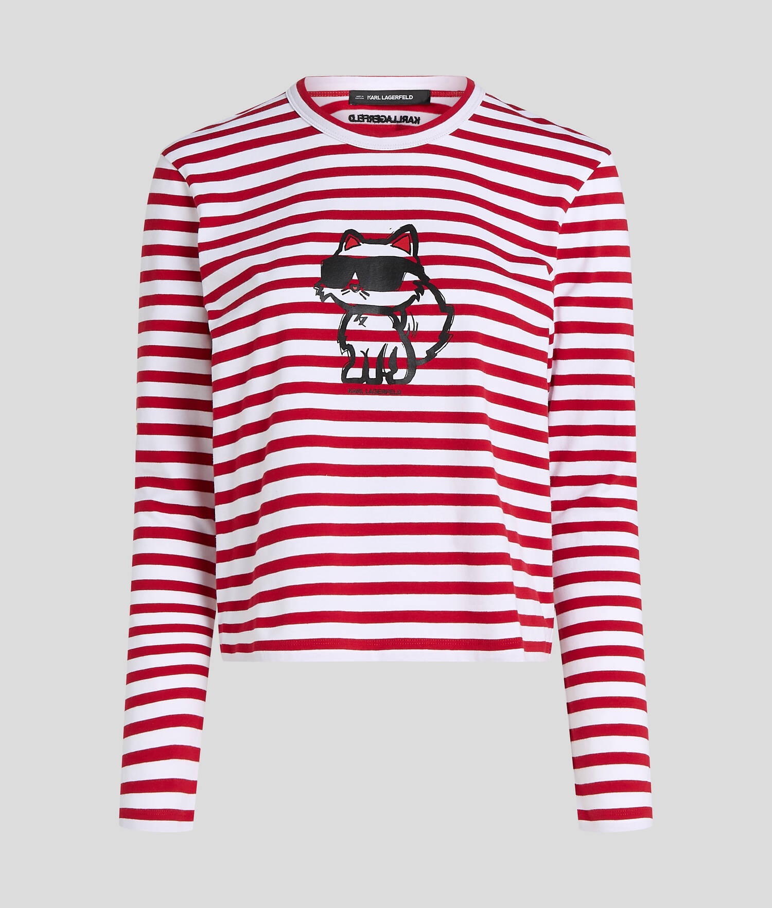 T-SHIRT À MANCHES LONGUES ET À RAYURES IKON