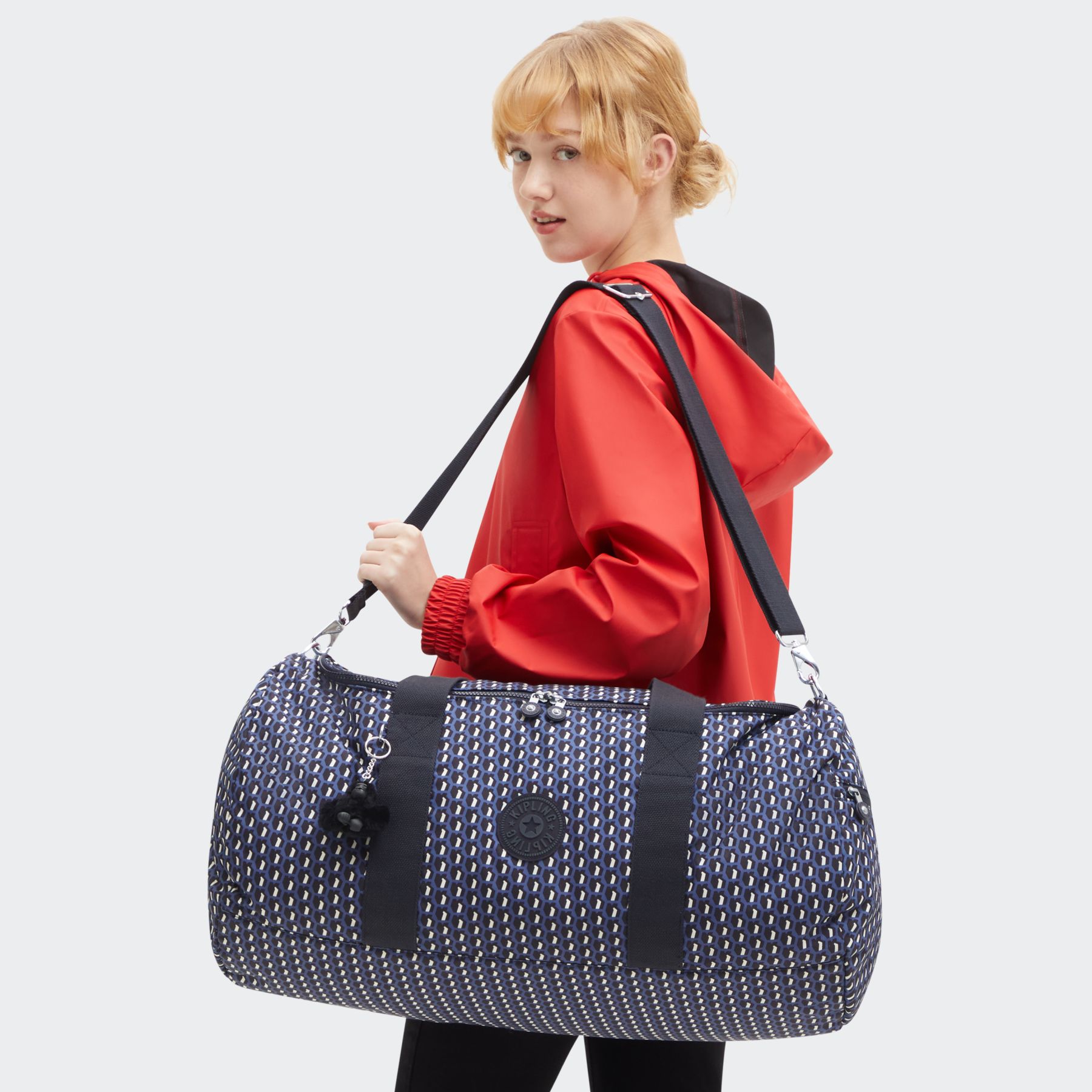ARGUS M Grand sac de sport week-end avec organisation interne - 3D K Blue