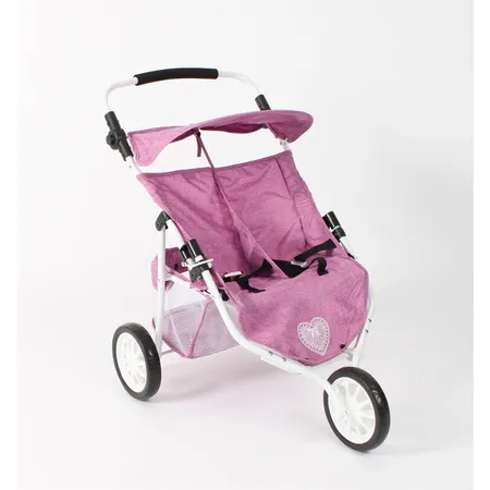 Bayer Chic 2000 Zwillings-Jogger Puppenwagen