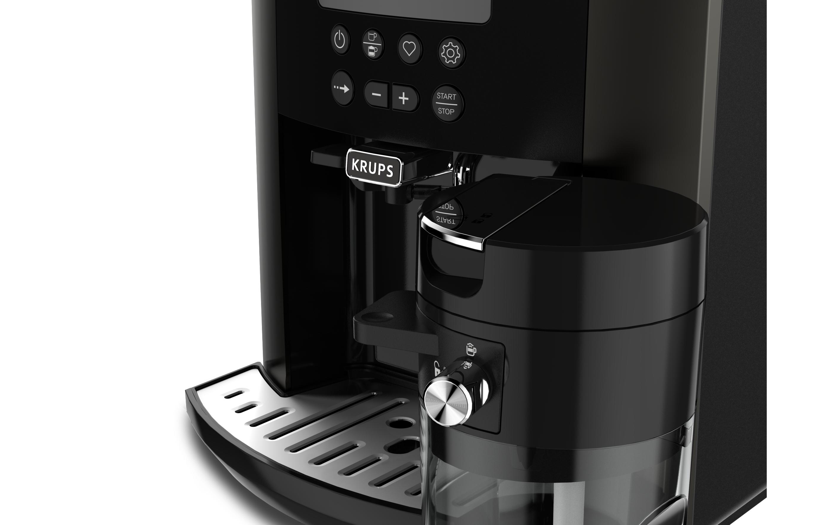 Kaffeevollautomat ARABICA LATTE EA819 Schwarz<br>Vollautomatische Kaffeemaschine