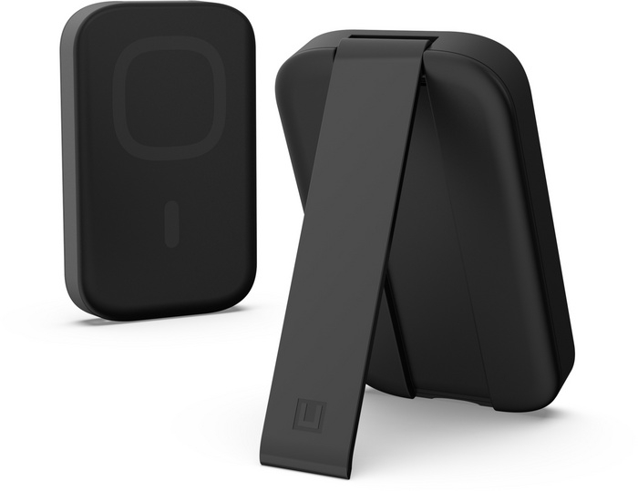 UAG Urban Armor Gear [U] - (18W) 4000mAh Lucent Power Magnetische Alu Qi Wireless MagSafe USB C Powerbank   Kickstand (1B4084314040) - Schwarz