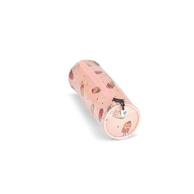 Trousse ronde Ice Pop - 1 compartiment - bleu - Pol Fox