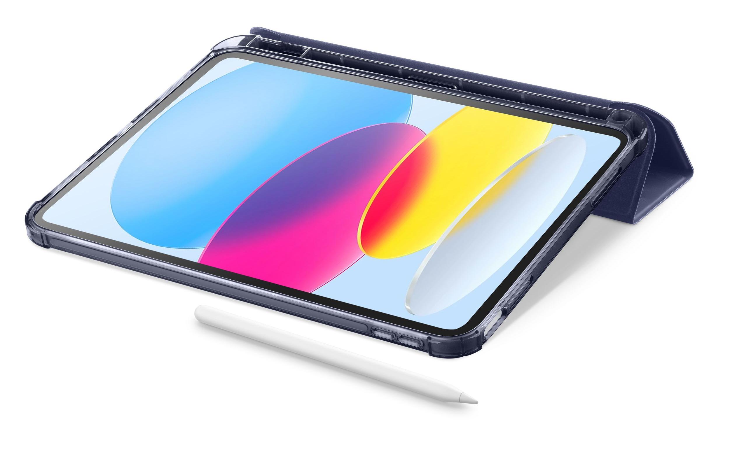 Tablet Book Cover Folio Case BlauTablet-Hülle mit Standfunktion für Apple iPad 10.9